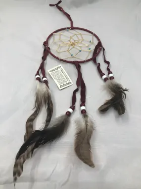 Navajo handcrafted Dream Catcher 5”