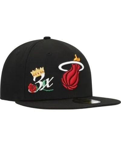 New Era Men's NBA Miami Heat Crown Champs 59FIFTY Fitted Hat