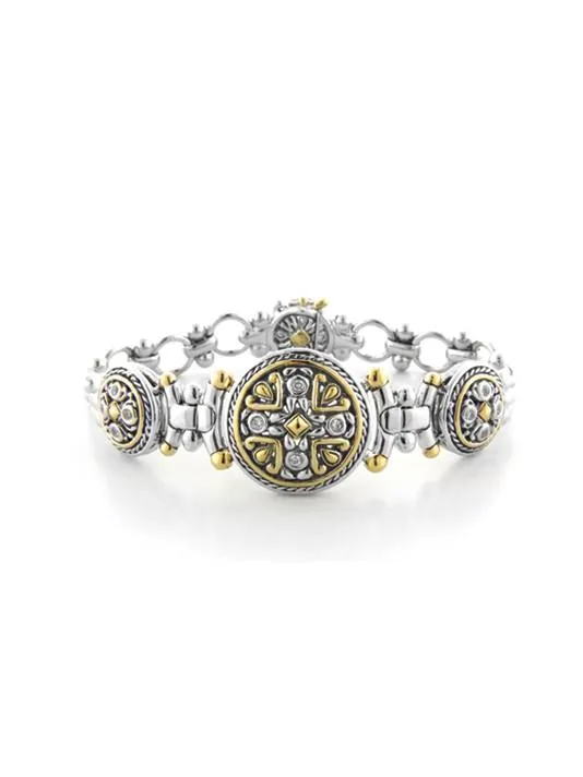 O-Link Collection Large Filigree Cz Bracelet by John Medeiros