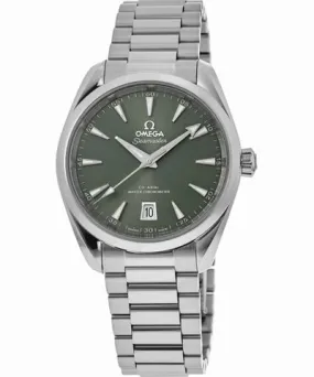 Omega Seamaster Aqua Terra Shades Quartz Green Dial Steel Men's Watch 220.10.38.20.10.002