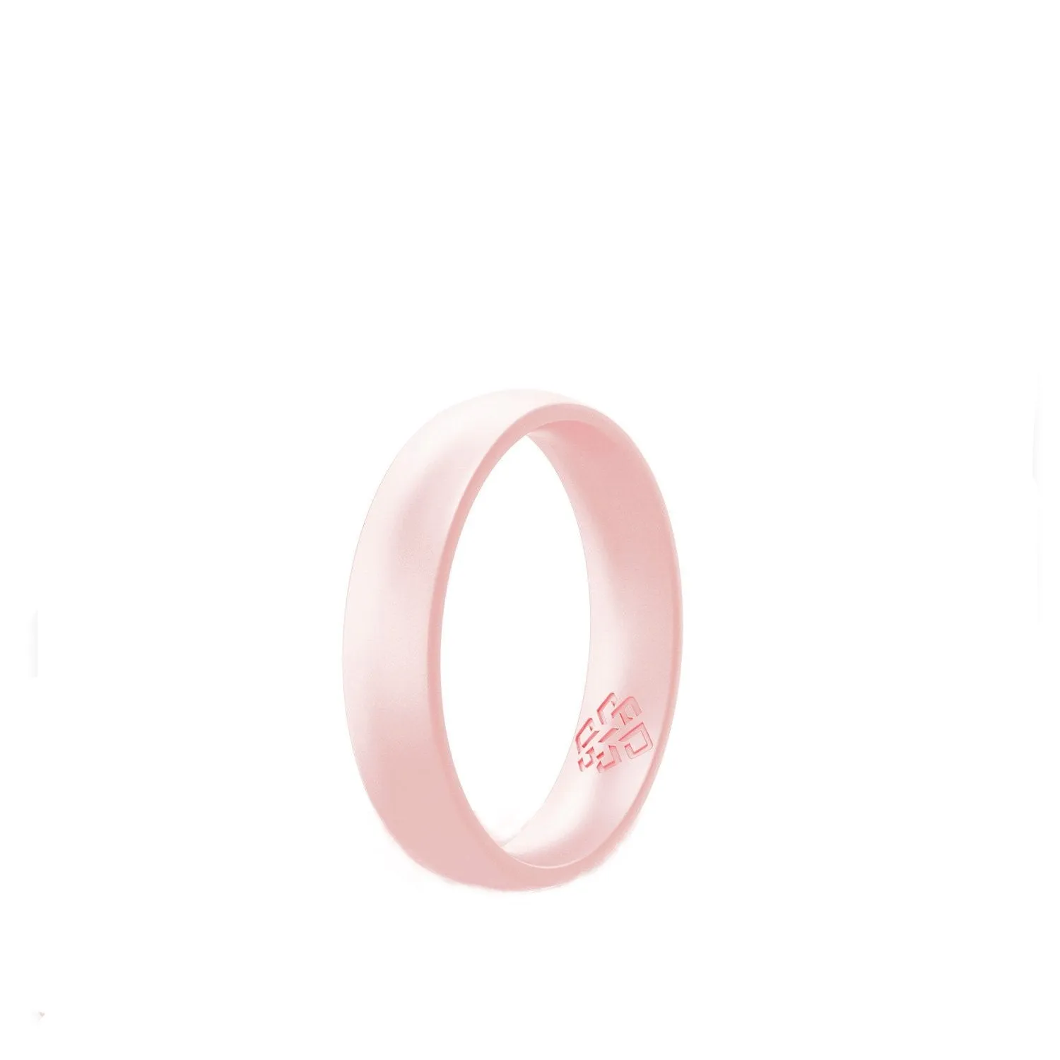 Pearly Pink Silicone Ring For Women