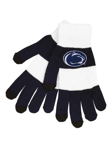 Penn State Striped Gloves | Womens Logofit