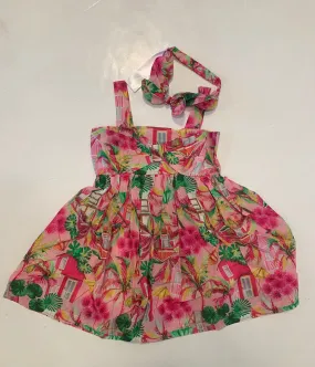 Peont Tropical Dress w/Headband