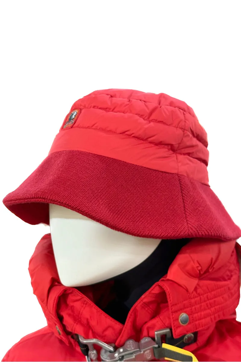 Puffer Bucket Hat Unique Red