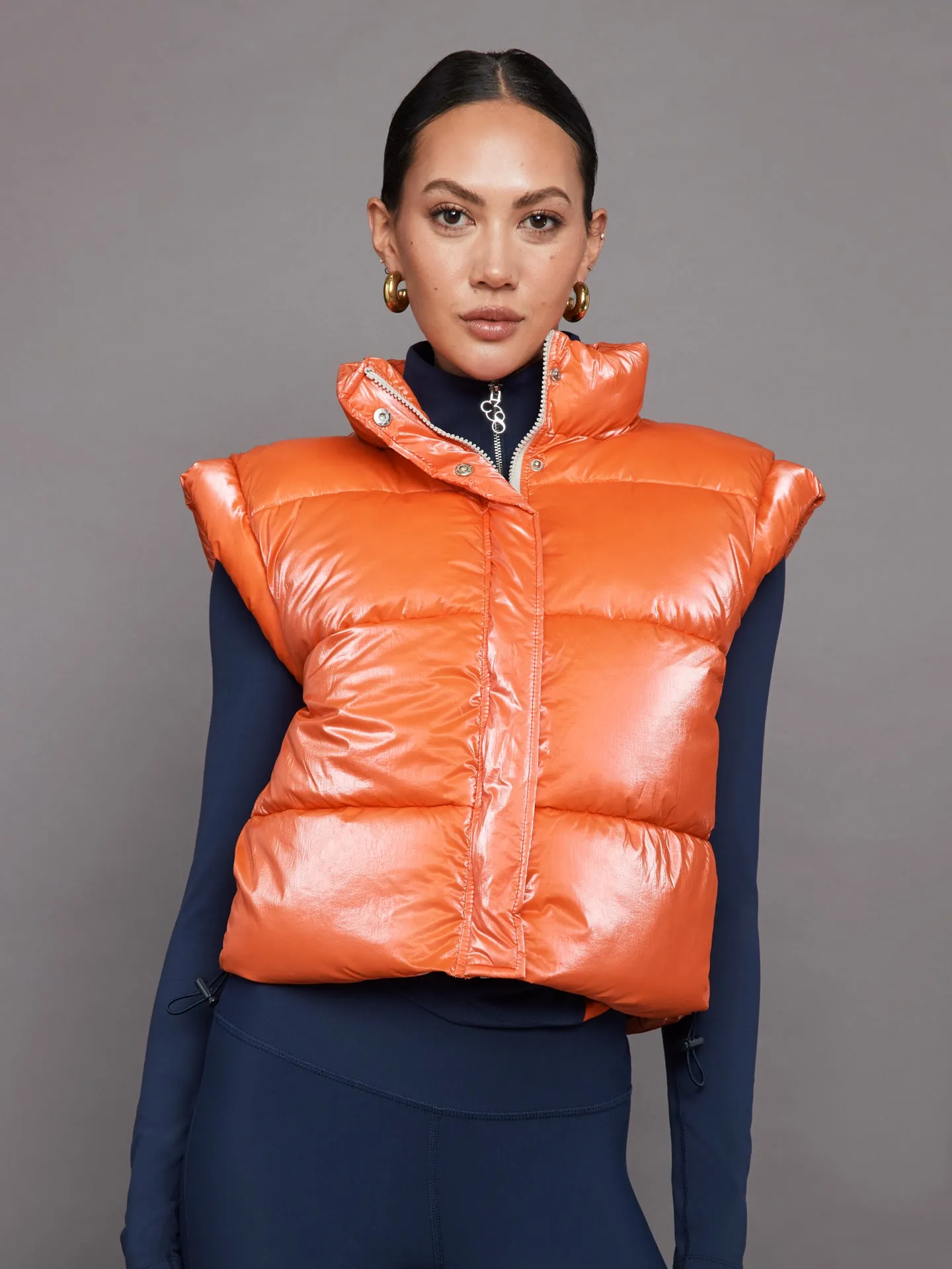 Puffer Vest - Orange