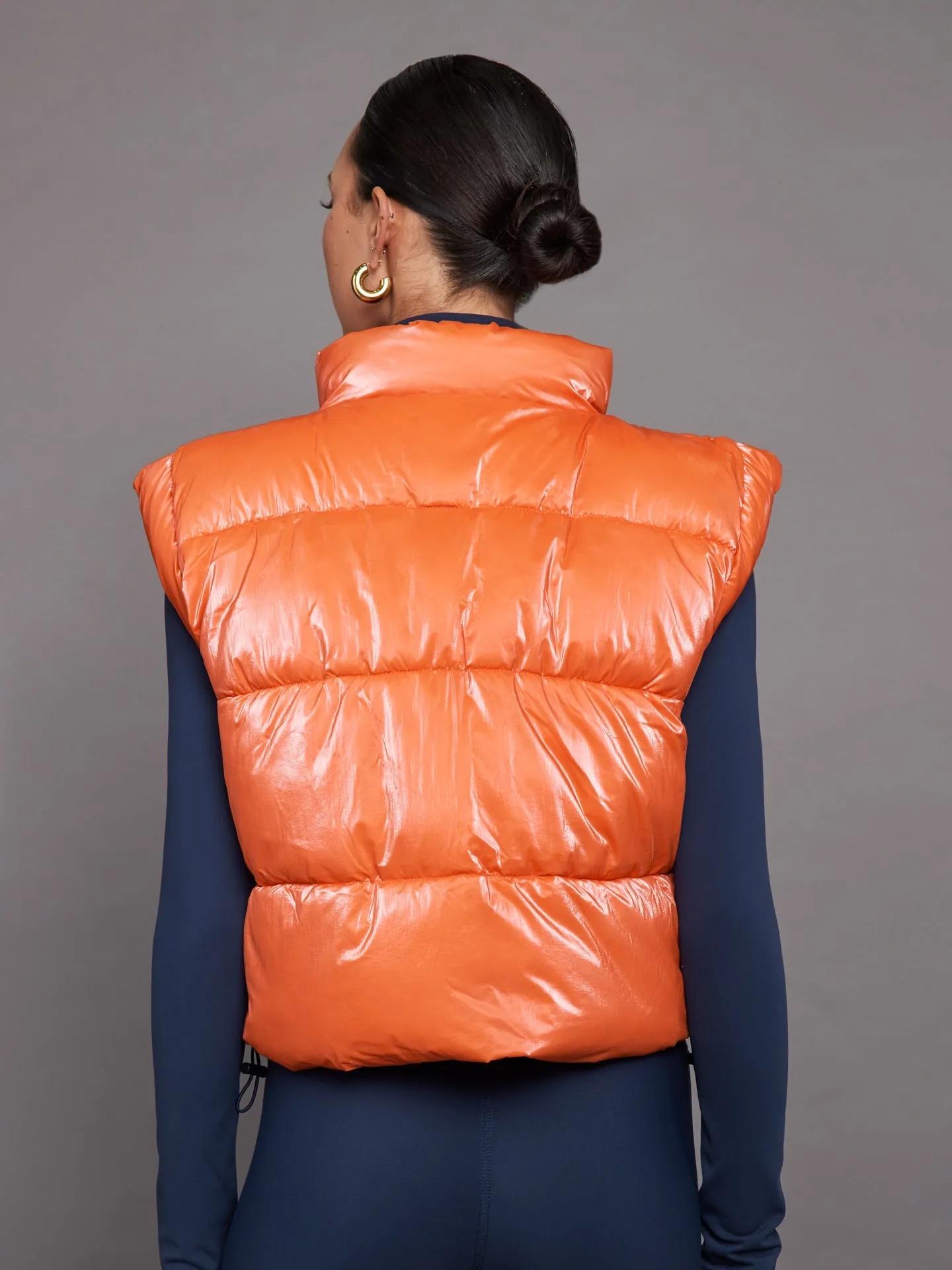 Puffer Vest - Orange