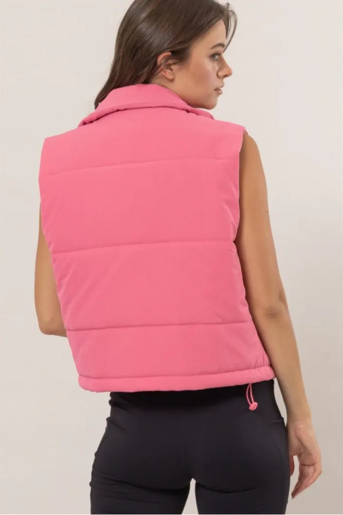 Puffer Vest With Zipper