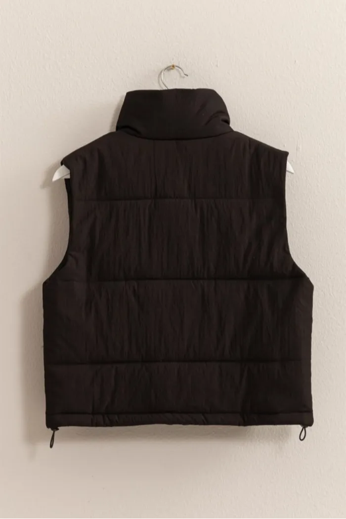 Puffer Vest With Zipper