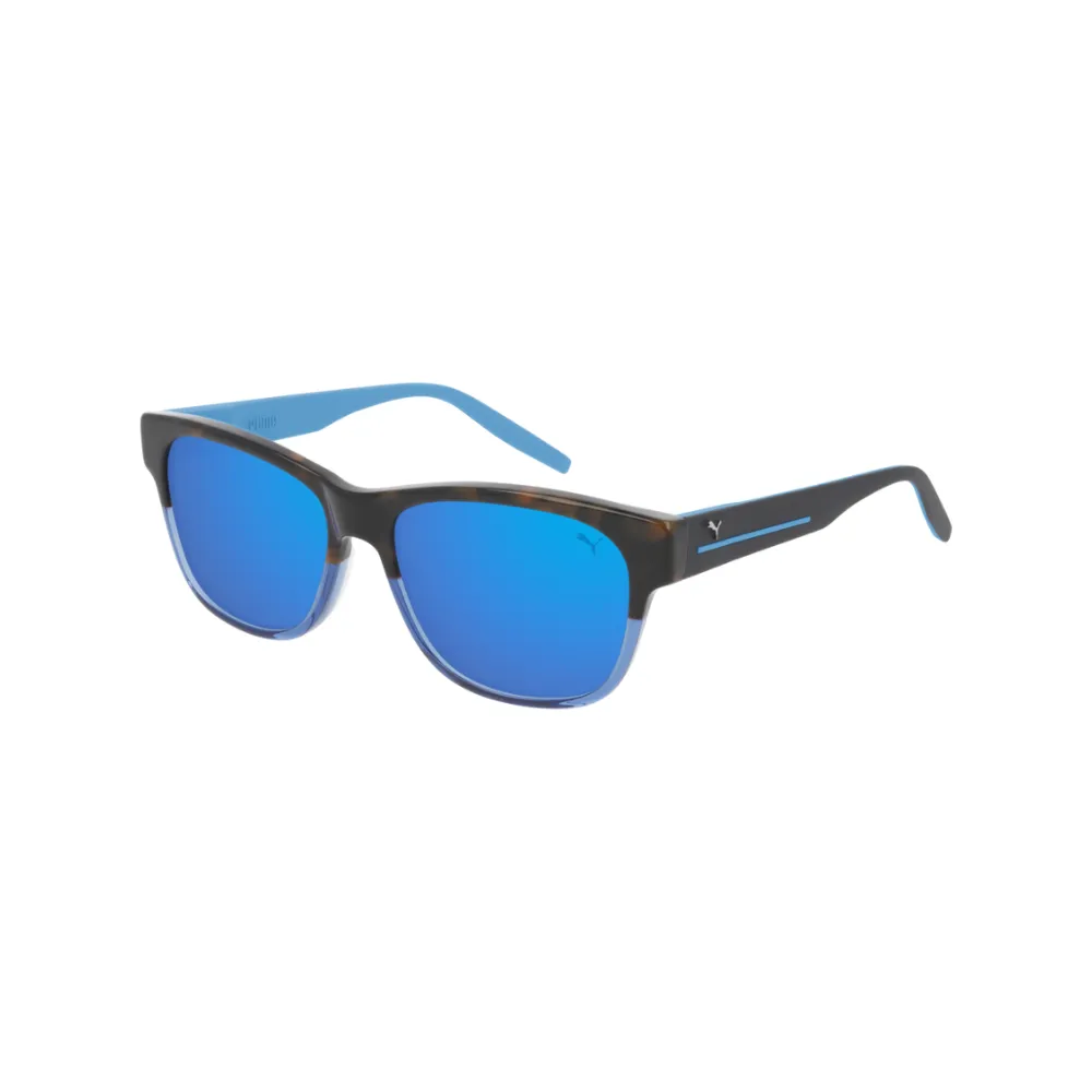 Puma Sunglass Unisex Havana Black Light Blue PU0266S-003