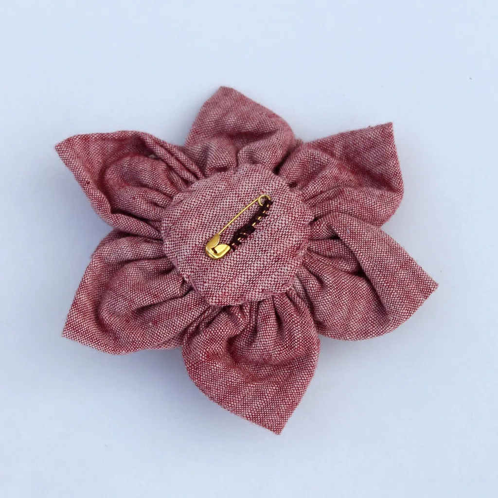 Rose brooch