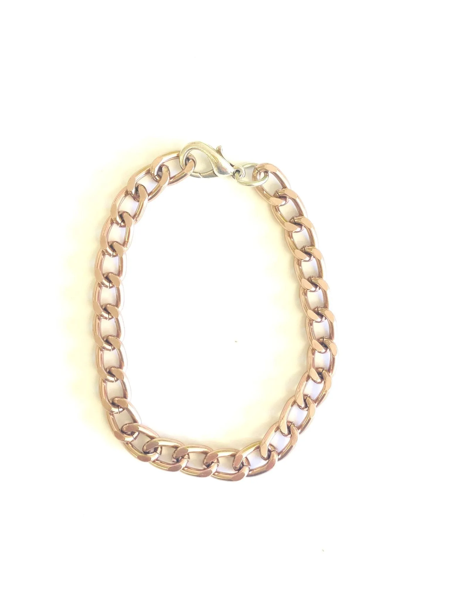 Rose Gold Chain Bracelet for Men