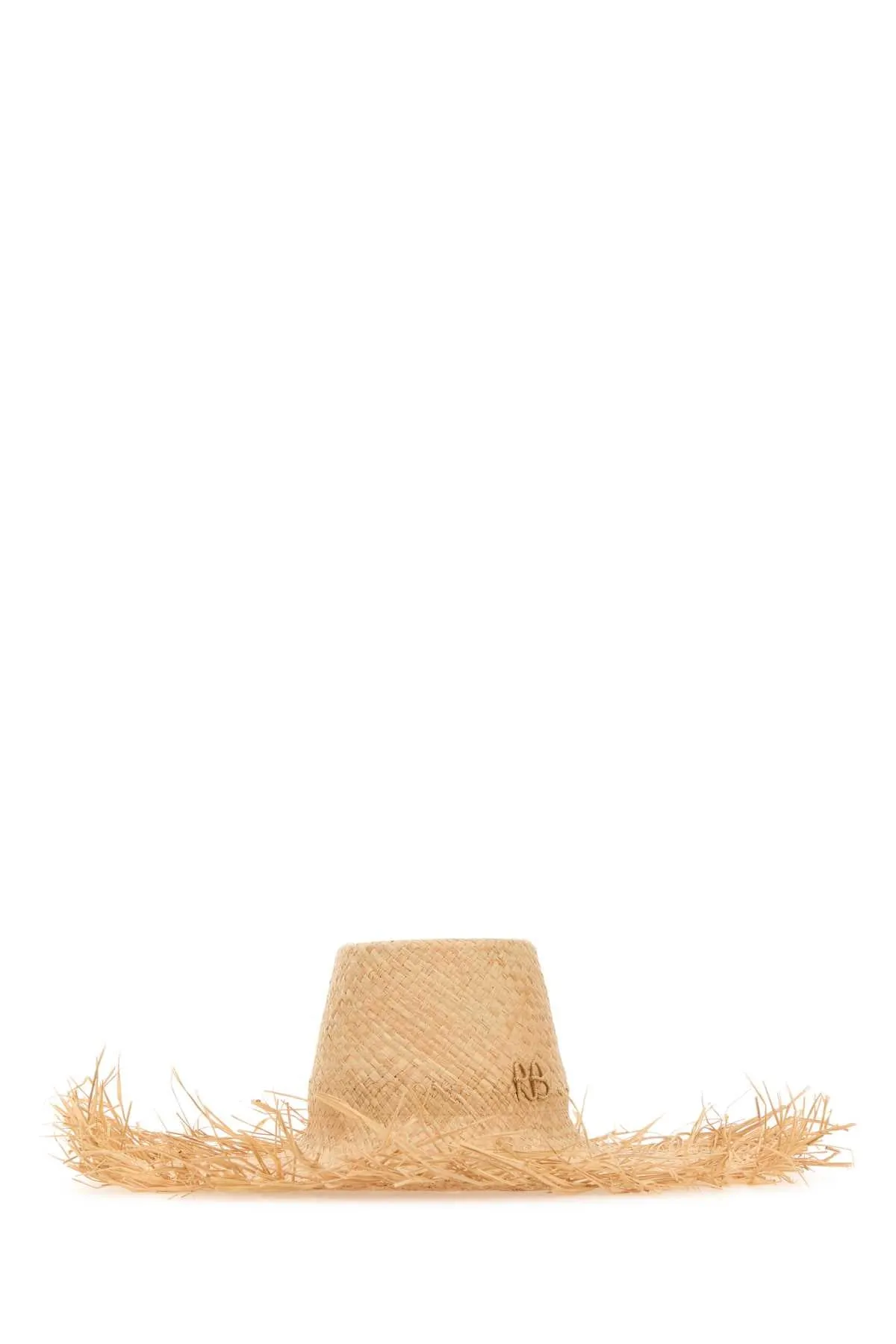 Ruslan Baginskiy Beige Straw Hat