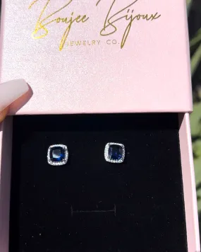 Sapphire Diamonds Studs