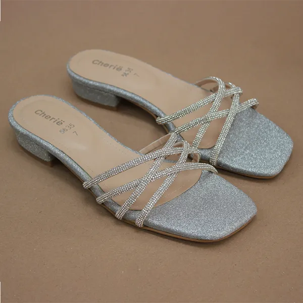 Sliver Fancy & Stylish Slippers for women