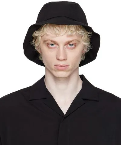 Snow Peak Black Quick-Dry Bucket Hat