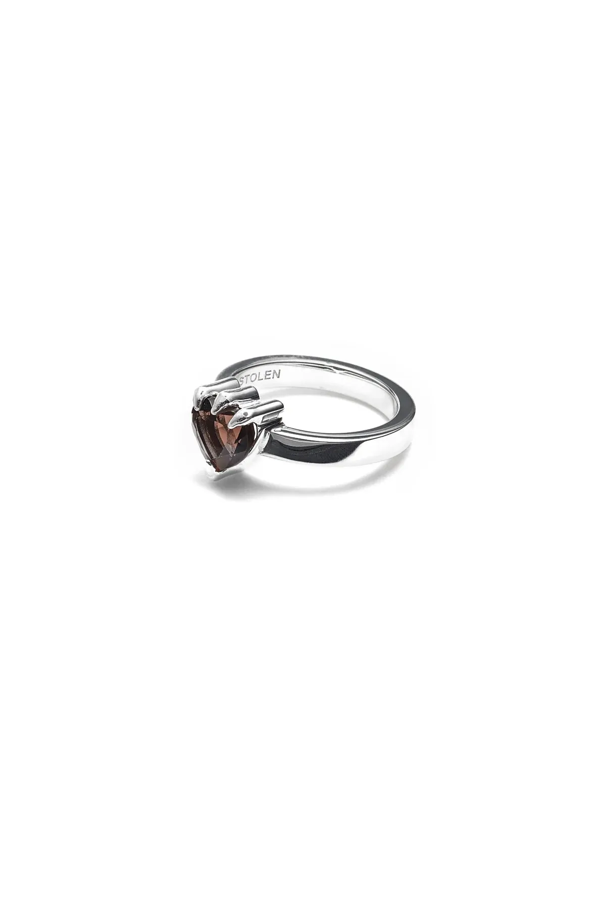 Stolen Girlfriends Club - Talon Ring Smokey Quartz