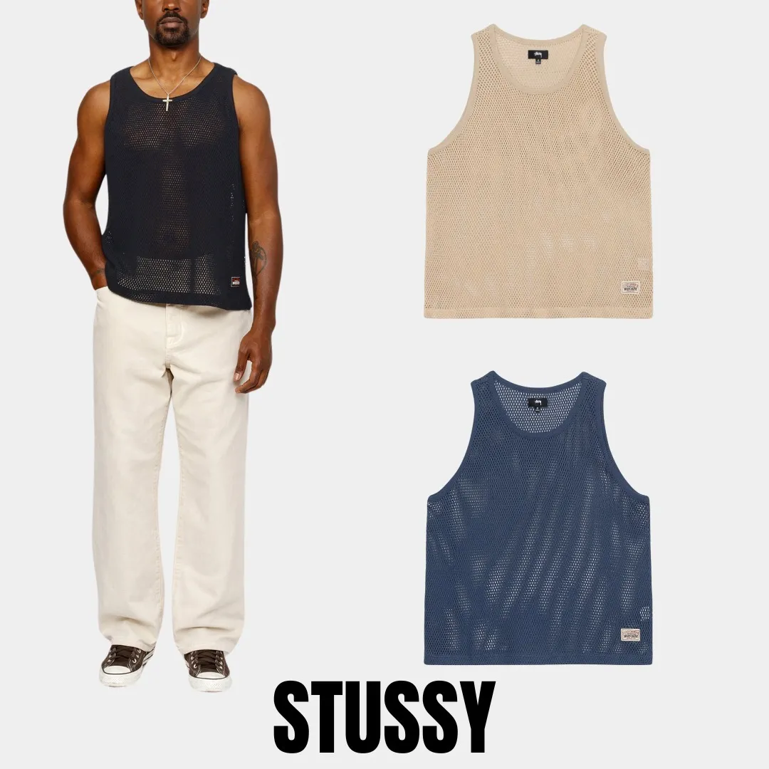 STUSSY  |Unisex Skater Style Tanks