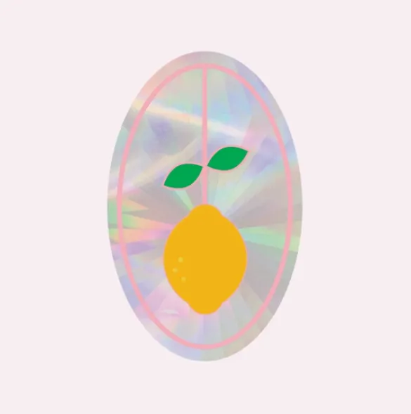 Sun Catcher Decal - Lemon