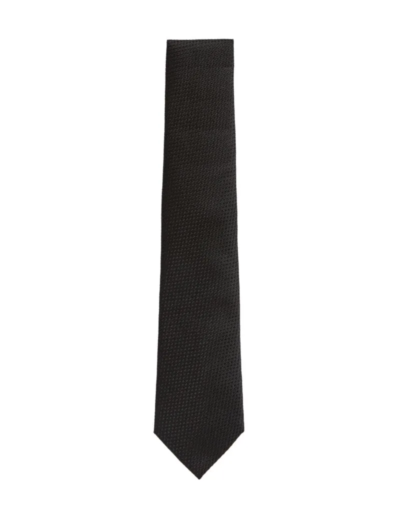 Textured Pure Silk Tie