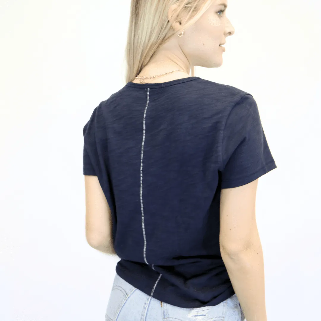 The Classic Tee in Navy - Short Sleeve