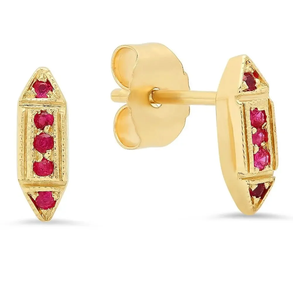 The Modest & Forever After Precious Gemstones Stud Earrings