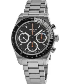 Tissot PR516 Chronograph Mechanical Manual Winding Black Dial Steel Men's Watch T149.459.21.051.00