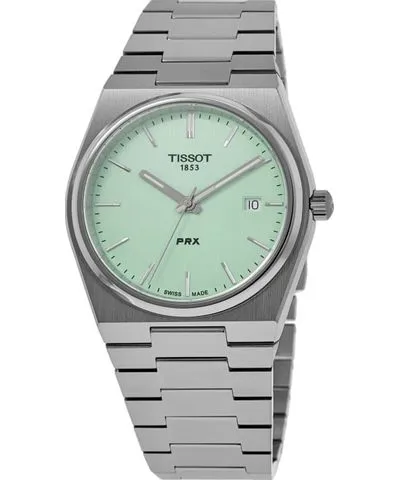 Tissot PRX Quartz Mint Green Dial Steel Men's Watch T137.410.11.091.01