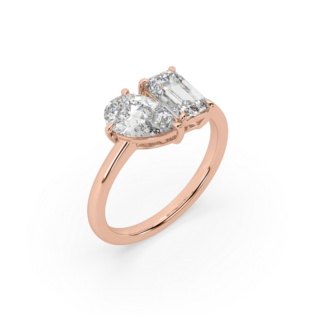 Toi et Moi | Two Stone Diamond Engagement Ring