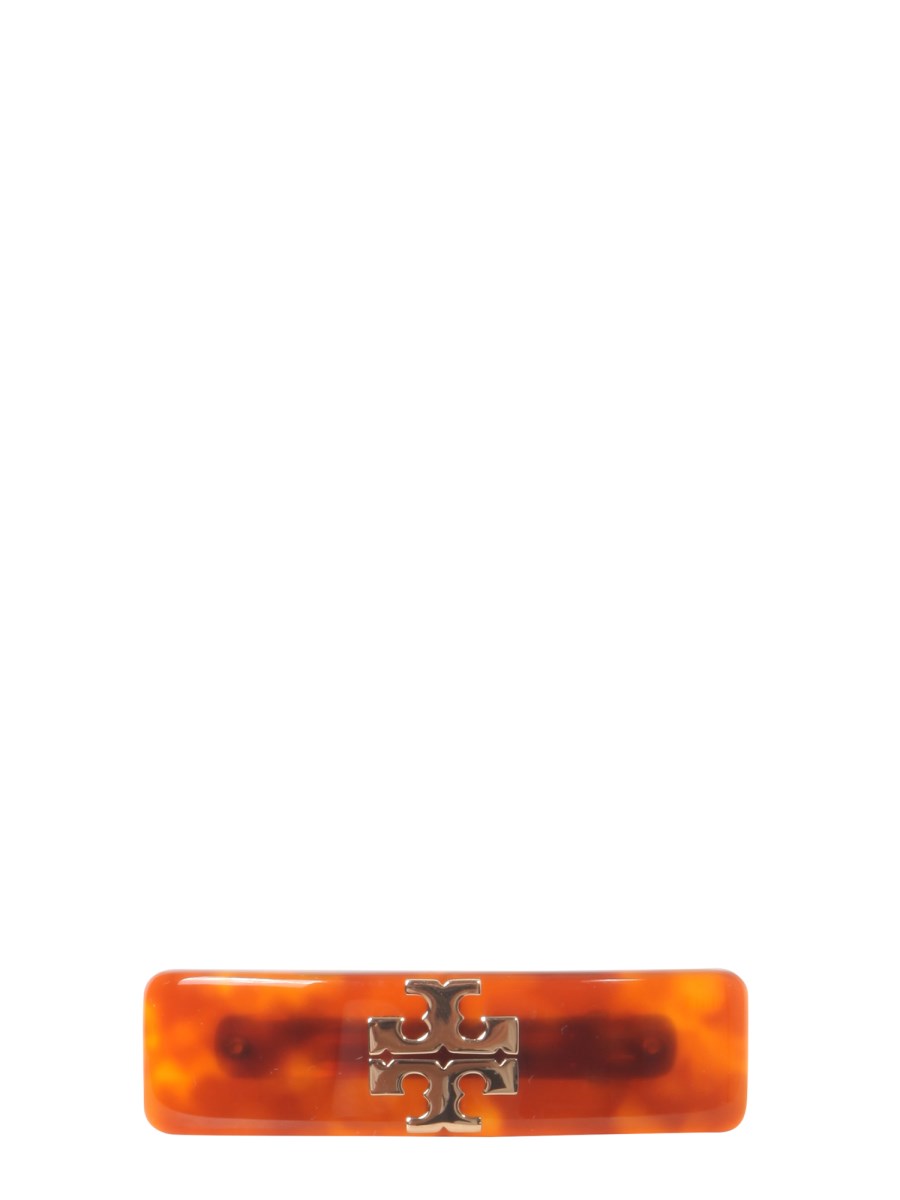 TORY BURCH    RESIN HAIR CLIP WITH LOGO