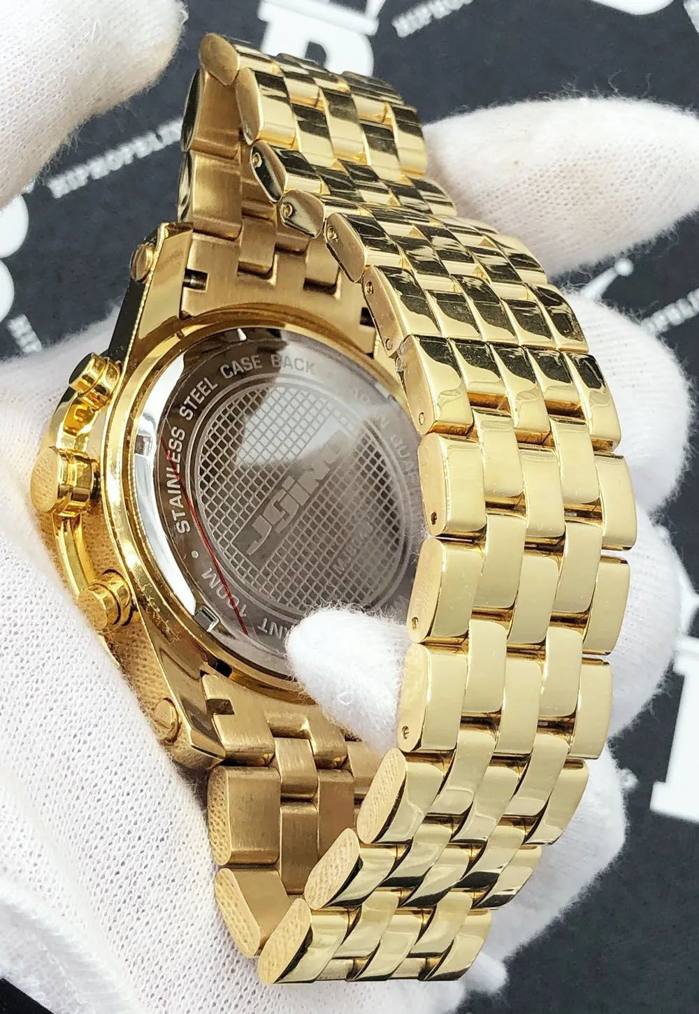 Triple Bezel .35 Carat Diamond Hip Hop Watch JoJino