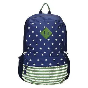 USA Blue-Green Backpack / School Bag by President Bags