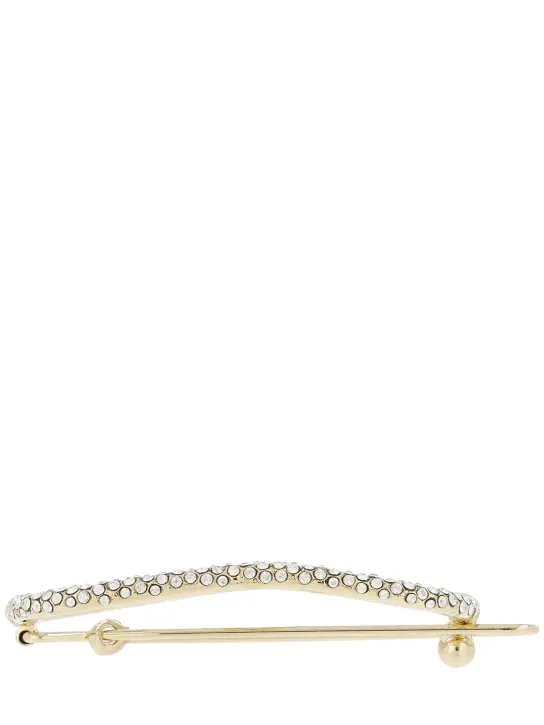 Valentino Garavani   Crystal V logo signature hair clip 