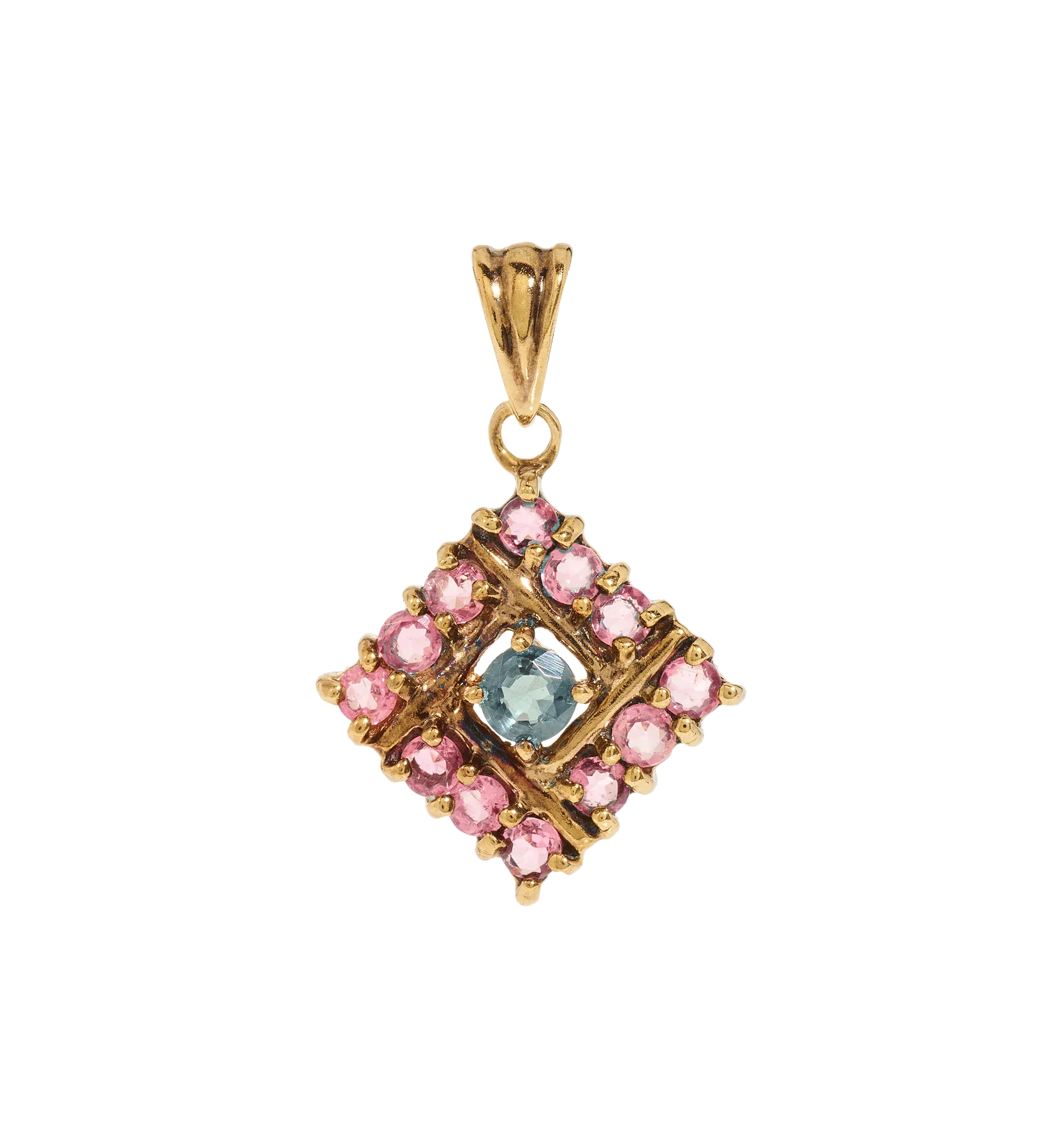 Vintage Sapphire Maze Charm