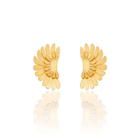 Wings of Abundance Stud Earrings- M