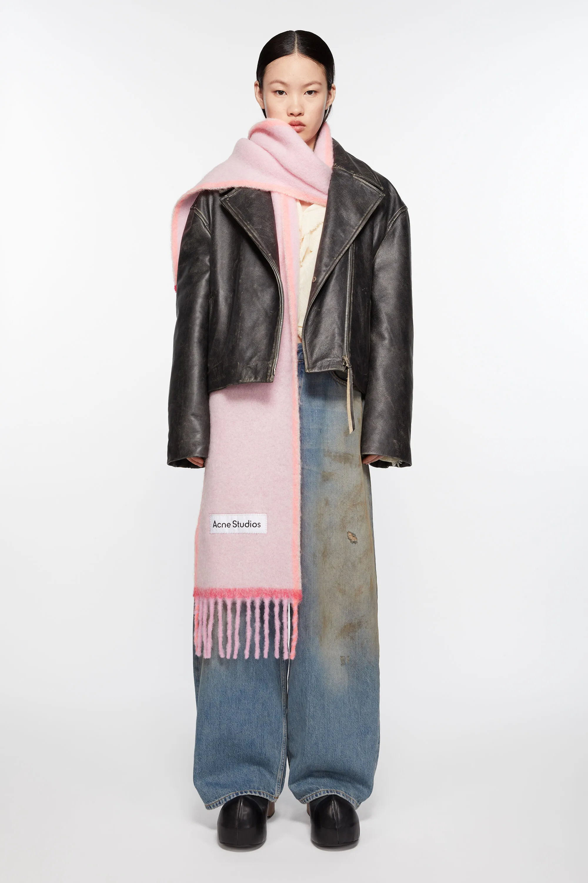 Wool mohair scarf - Narrow