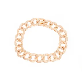 XL Diamond Pave Chain Bracelet